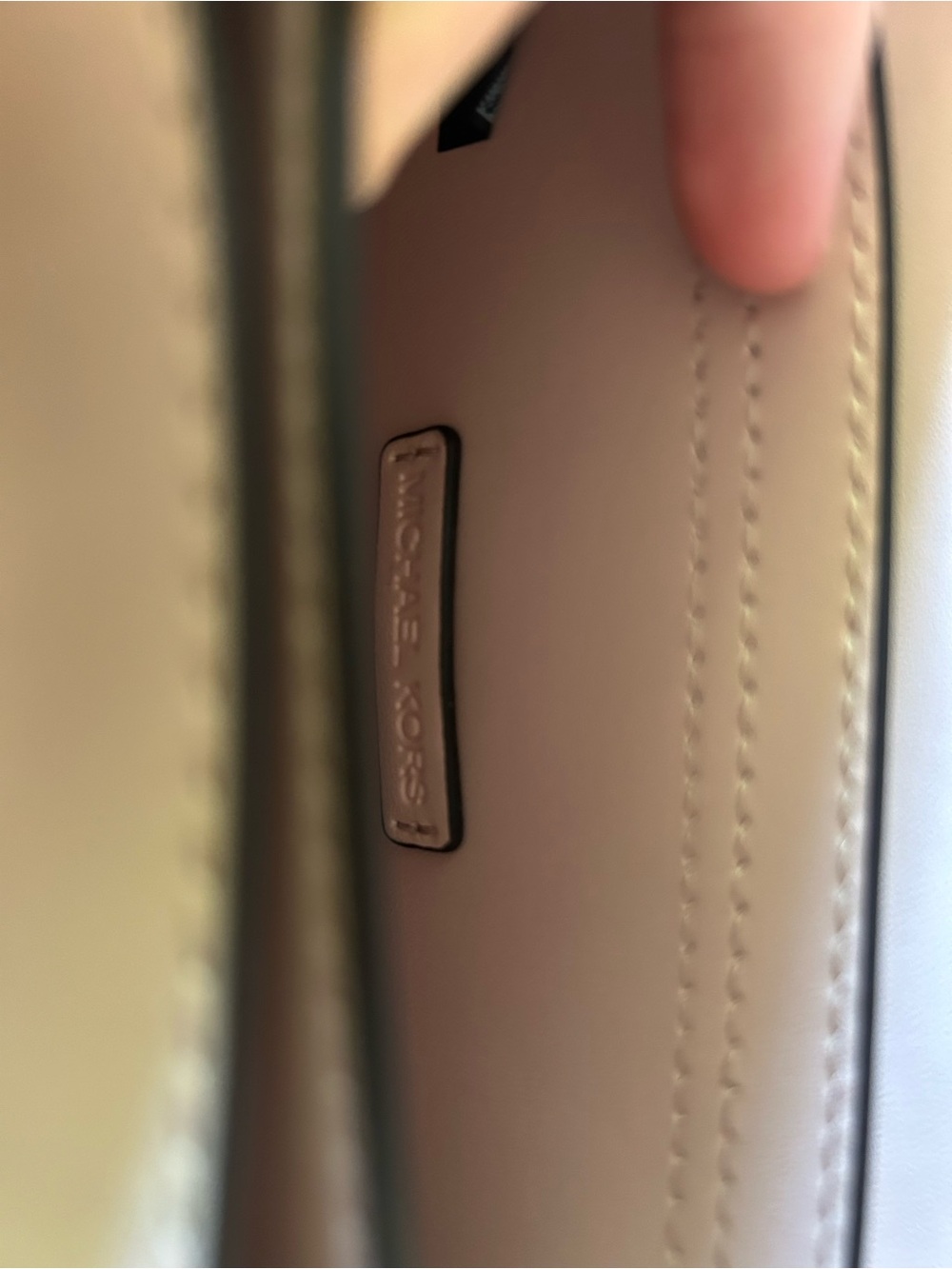 SOLD MICHAEL Michael Kors Pink Leather Crossbody with Gold Chain - Picture 16 of 16